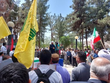 حمله پهپادی و موشکی ایران درسی بزرگ به اسرائیل غاصب و کودک کش بود