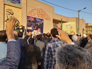 قدردانی و شادی مردم زابل از عملیات ظفرمندانه "وعده صادق"