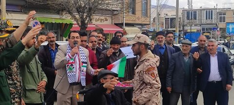 تصاویر/ تجمع و شادی  مردم چالدران در حمایت از اقدام متقابل سپاه پاسداران علیه رژیم غاصب صهیونیستی