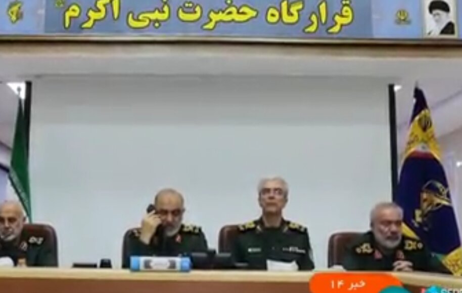 فیلم|  لحظۀ شروع عملیات سپاه از قرارگاه حضرت نبی‌ اکرم(ص)