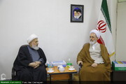 Ayatollah Arafi meets with Sheikh Ali Khatib