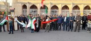 تصاویر/ اجتماع مردم انقلابی شهرستان اسکو در حمایت از عملیات وعده صادق