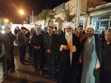 تصاویر/ تجمع مردمی حمایت از عملیات غرور آفرین وعده صادق در بخش کویرات شهر ابوزیدآباد