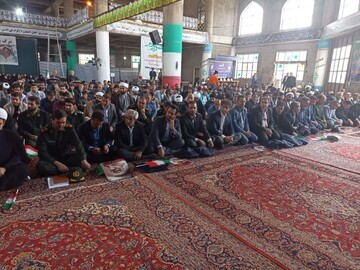 تصاویر/ تجمع مردم نورآباد در حمایت از عملیات وعده صادق