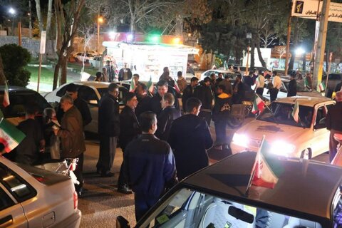 تصاویر/جشن شکرانه تحقق«وعده صادق» در کامیاران