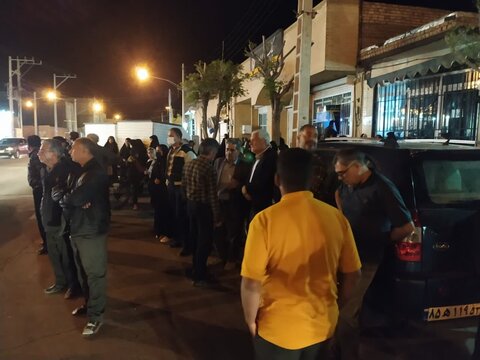 تصاویر/ تجمع مردمی حمایت از عملیات غرور آفرین وعده صادق در بخش کویرات شهر ابوزیدآباد