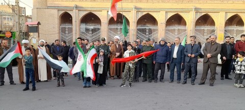 تصاویر/ اجتماع مردم انقلابی شهرستان اسکو در حمایت از عملیات وعده صادق سپاه پاسداران برعلیه رژیم غاصب صهیونیستی