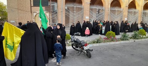 تصاویر/ اجتماع مردم انقلابی شهرستان اسکو در حمایت از عملیات وعده صادق سپاه پاسداران برعلیه رژیم غاصب صهیونیستی