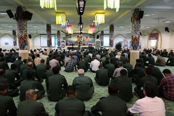 تصاویر / مراسم گرامیداشت شهید مدافع حرم رضا زارعی در نیروی دریایی سپاه