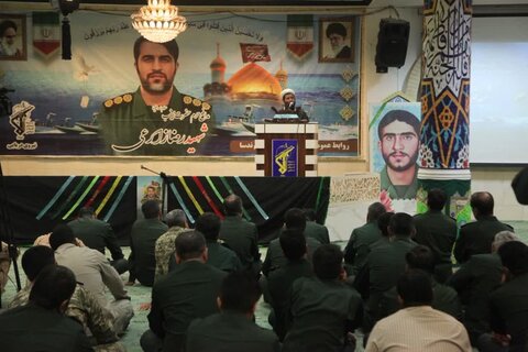 تصاویر | مراسم گرامیداشت شهید مدافع حرم رضا زارعی در نیروی دریایی سپاه