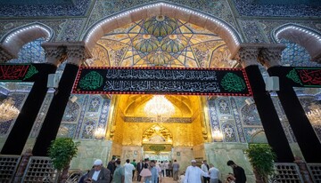 تصاویر/ سیاه‌پوشی حرم سیدالشهداء(ع) در سالروز تخریب بقیع