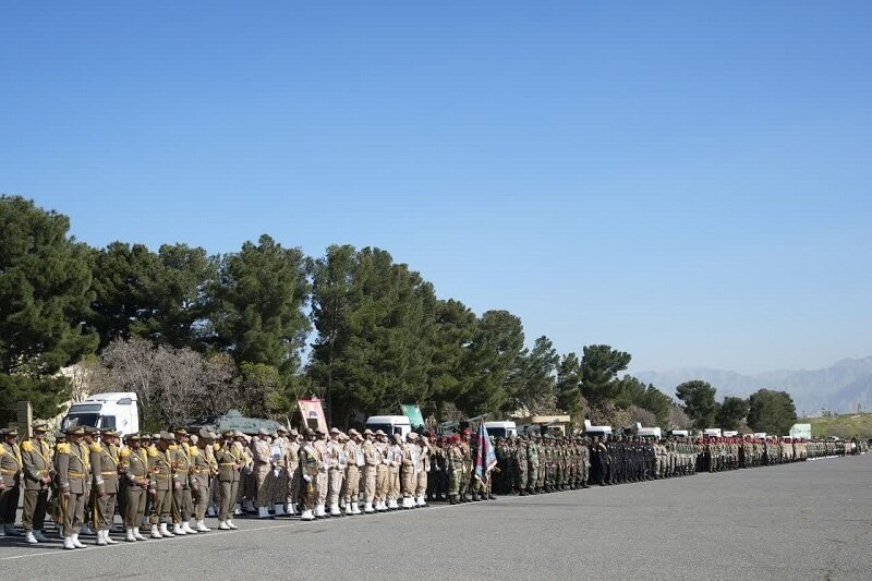 رژه «اقتدار نیروهای مسلح» در کرمانشاه برگزار شد