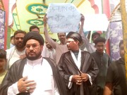 جونپور میں مجلسِ مظلوم کربلا و تعمیر جنت البقیع کیلئے احتجاج