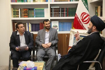 دیدار نماینده مردم گرمی در مجلس شورای اسلامی با نماینده ولی فقیه در استان اردبیل