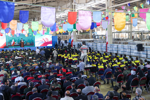 تصاویر/ جشن احیای 201 واحد راکد تولیدی و صنعتی در استان سمنان با حضور رئیس جمهور