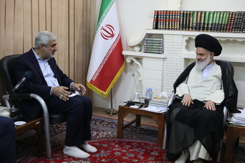 آیت الله حسینی بوشهری در دیدار رئیس دانشگاه علوم پزشکی ایران