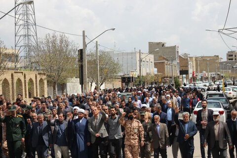 تصاویر/ راهپیمایی مردم شهرستان تکاب در حمایت از اقدام متناسب ایران علیه رژیم صهیونیستی