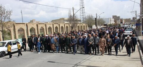 تصاویر/ راهپیمایی مردم شهرستان تکاب در حمایت از اقدام متناسب ایران علیه رژیم صهیونیستی