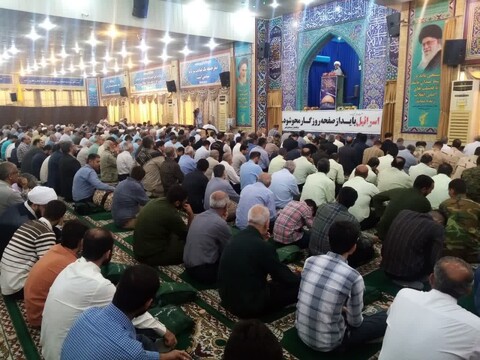 نماز جمعه بوشهر به روايت تصویر