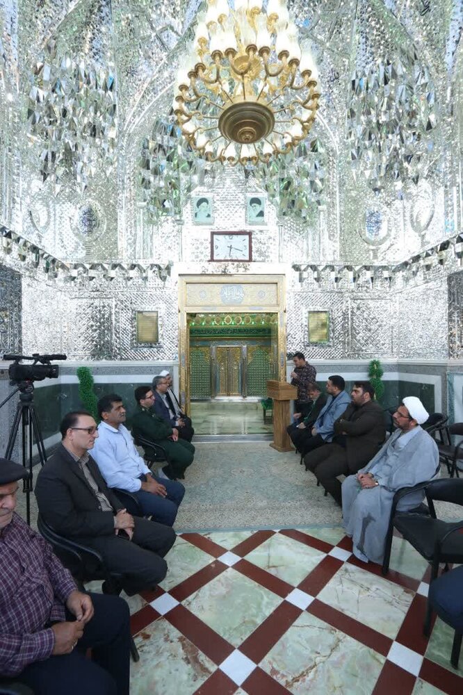 ضریح مطهر حضرت هلال بن علی(ع) غبار روبی و عطرافشانی شد