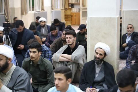 تصاویر/ برگزاری درس اخلاق طلاب مدرسه علمیه کامیاران توسط نماینده ولی فقیه در کردستان