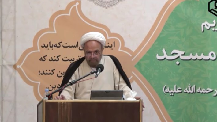 فیلم کامل سخنرانی تولیت جدید مدرسه عالی و مسجد شهید مطهری در مراسم معارفه
