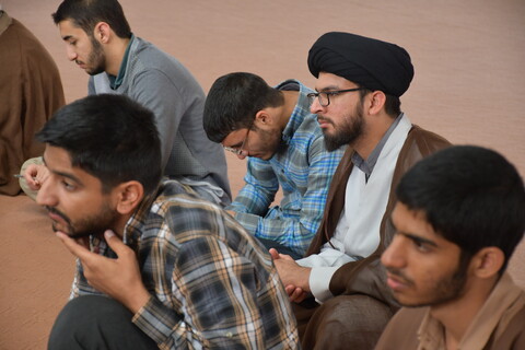 تصاویر/مراسم تجلیل از طلاب ممتاز مدرسه علمیه جامعة الامام المنتظر(عج) نجف‌آباد