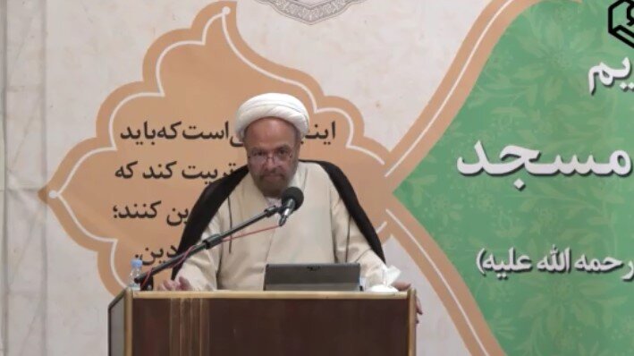 فیلم کامل سخنرانی تولیت جدید مدرسه عالی و مسجد شهید مطهری در مراسم معارفه