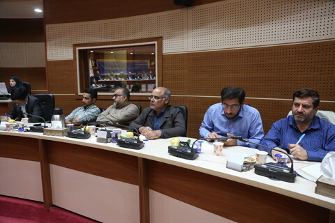 تصاویر/  نشست خبری رئیس و روسای کمیسیون های تخصصی شورای اسلامی شهر مقدس قم