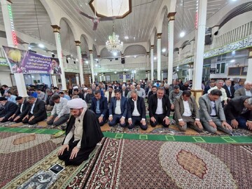 تصاویر/  آیین عبادی سیاسی نماز جمعه شهرستان ماکو