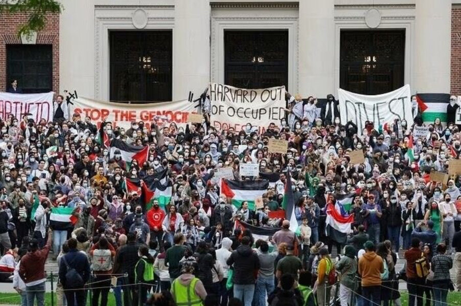 بیانیه گروهی از طلاب حوزه علمیه نجف در تأیید تظاهرات مسالمت‌آمیز دانشگاهیان آمریکا در حمایت از مردم غزه