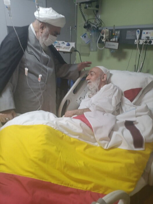 عیادت رئیس دفتر رهبر انقلاب از آیتالله گرامی