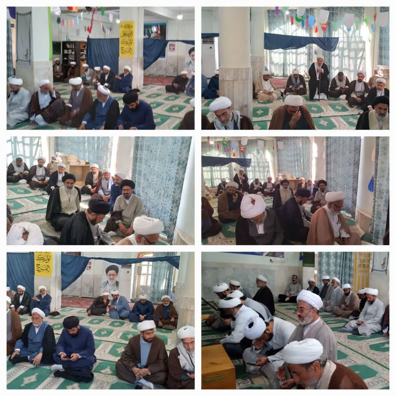 نشست نمایندگان طلاب و فضلا با مدیر، معاونین و اساتید حوزه علمیه استان هرمزگان