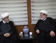 دیدار عضو شورای مرکزی حزب الله لبنان با دبیرکل مجمع تقریب مذاهب اسلامی
