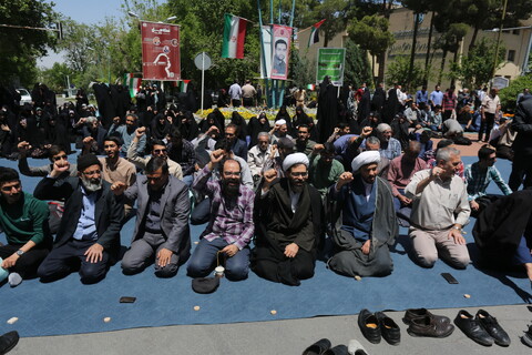 تجمع دانشگاهیان دانشگاه های اصفهان در حمایت از جنبش های دانشجویی آزادیخواه آمریکا و اروپا
