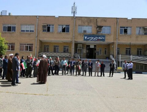 تصاویر/ تجمع دانشجویان کردستان در محکومیت رژیم صهیونیستی و حمایت از فلسطین