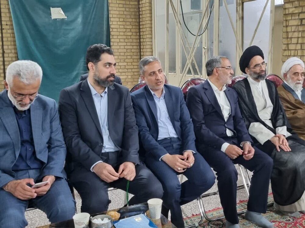 اولین سالگرد شهادت آیت الله سلیمانی در کاشان برگزار شد