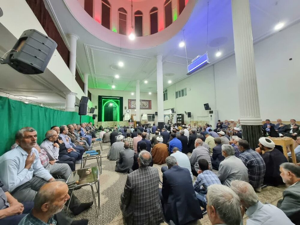 اولین سالگرد شهادت آیت الله سلیمانی در کاشان برگزار شد