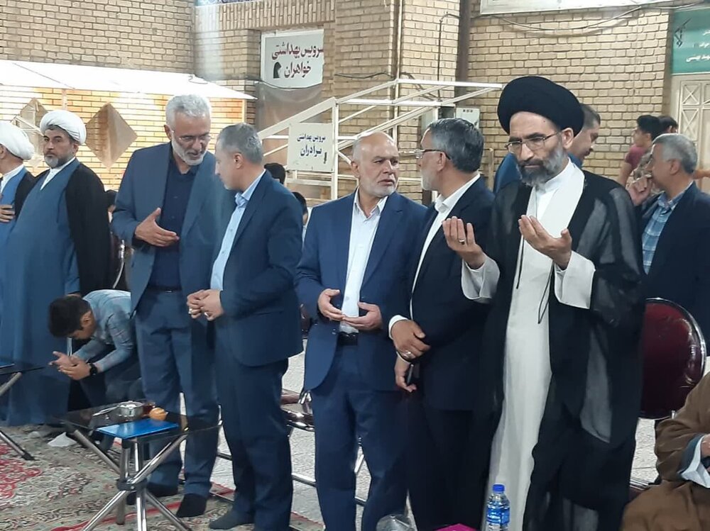 اولین سالگرد شهادت آیت الله سلیمانی در کاشان برگزار شد