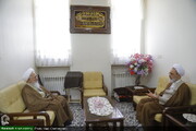 Ayatollah Arafi meets with Grand Ayat. Javadi Amoli