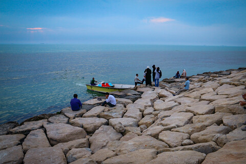 تصاویر/ لذت بوشهری‌ها از خلیج تا ابد «فارس»