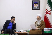 Ayat.Arafi meets with Iranian VP