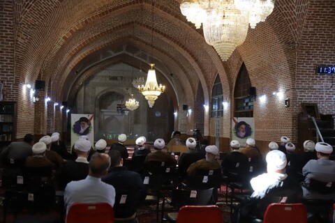 تصاویر/  درس خارج امر به معروف و نهی در مسجد جامع تبریز