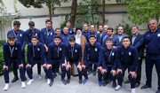 Supreme Leader Receives Champions of ISF World School Volleyball