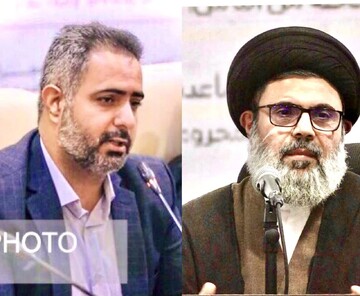 دیدار دبیر کل سازمان جوانان حقوق بشر ایران با رئیس شورای اجرایی حزب الله لبنان در بیروت