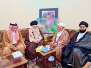 علامہ شبیر حسن میثمی دو روزہ دورہ پر بحرین پہنچ گئے / آیت اللہ سید عبد اللہ غریفی سے اہم ملاقات