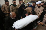 تصاویر/ مراسم وداع با شهدای تازه تفحص شده در اصفهان