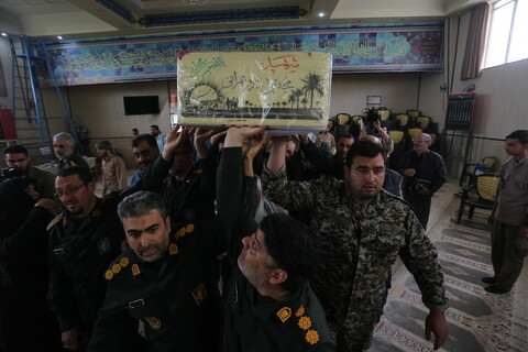 مراسم وداع با شهدای تازه تفحص شده در اصفهان