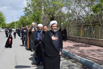 تصاویر/ اقامه عزای شهادت امام جعفرصادق (ع) در بیجار