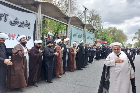 تصاویر/ عزاداری خیابانی به مناسبت سالروز شهادت امام صادق(ع) در تبریز